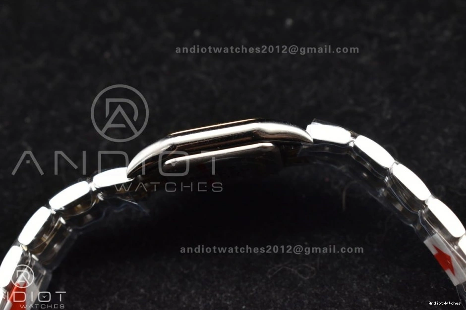 YG on 1002 Quartz SS Bracelet Edition 22mm BVF White Dial Ronda YG 1:1 SS Panthère UrbanChic Best 0316